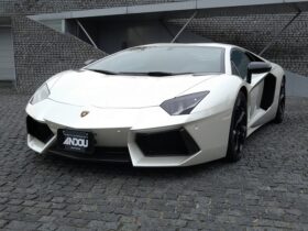 
									Lamborghini Aventador LP700-4 Pearl White 2011′ YQ44 full								