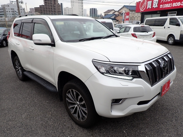 TOYOTA Land Cruiser Prado TX L Package Sunroof 7 Seater Pearl White 2021′ 3LO9N