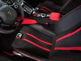 
									Lamborghini Huracan Technica Pearl White/Black 2024′ 4UOS1 full								