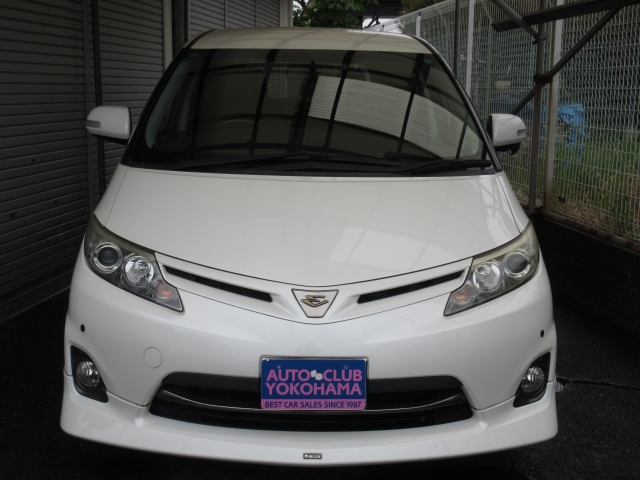 TOYOTA Estima Aeras G Edition Pearl White 2011′ 82FDA