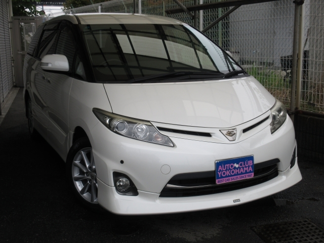 TOYOTA Estima Aeras G Edition Pearl White 2011′ 82FDA