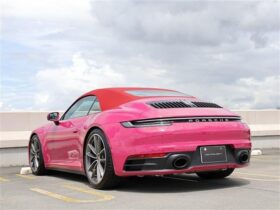 
									Porsche 911 Carrera Cabriolet PDK Pink 2023′ 9KCG1 full								