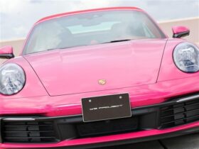 
									Porsche 911 Carrera Cabriolet PDK Pink 2023′ 9KCG1 full								