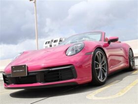 
									Porsche 911 Carrera Cabriolet PDK Pink 2023′ 9KCG1 full								