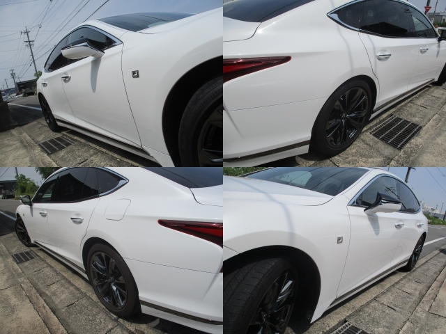 Lexus LS F Sport Pearl White 2021′ A7L0Z