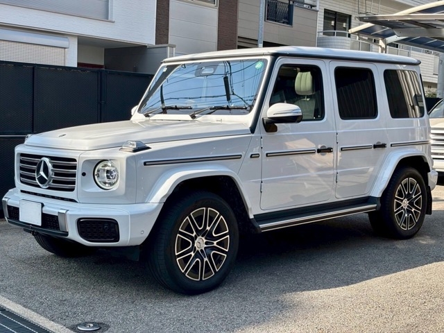 Mercedes-Benz G Class G450d Launch Edition (ISG) White 2024′ A9YOU