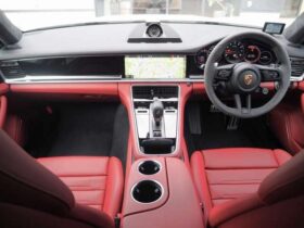 
									Porsche Panamera GTS White 2021′ AE8KA full								