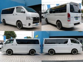 
									TOYOTA Hiace Van Super GL Dark Prime 2 Long Pearl White 2023′ AMX36 full								