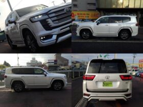 
									TOYOTA Land Cruiser Wagon ZX Pearl White 2023′ AVHE2 full								