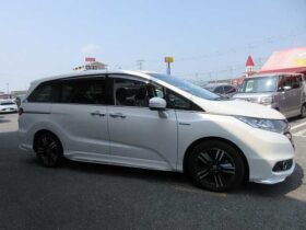 
									Honda Odyssey HV Absolute Honda Sensing EXpk Pearl White 2017′ BAIAF full								