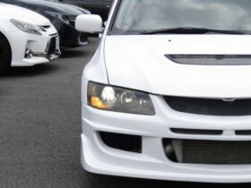 
									MITSUBISHI Lancer GSR Evolution 8 White 2003′ BO3GN full								