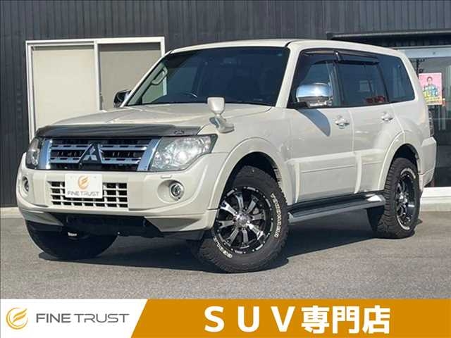 MITSUBISHI Pajero Long EXCEED D-TBO Pearl White 2013′ CLNOS