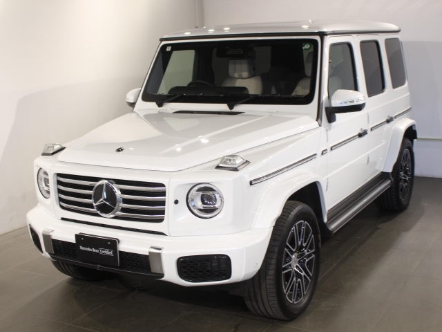 Mercedes-Benz G Class G450d Launch Edition (ISG) Pearl White 2024′ CYECB
