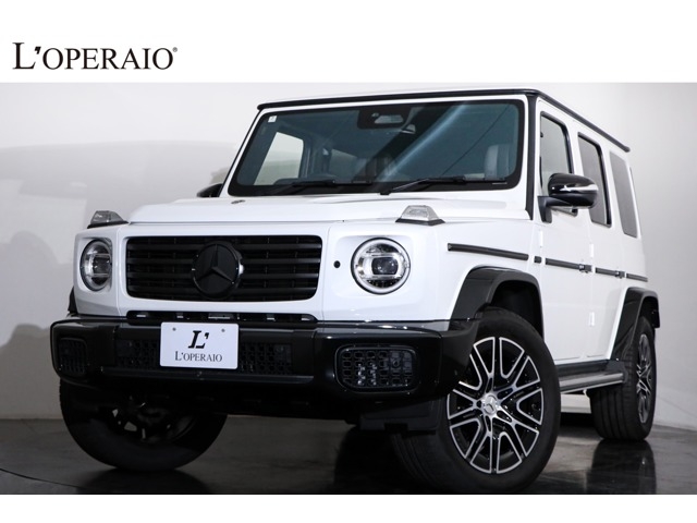 Mercedes-Benz G Class G450d Launch Edition (ISG) Pearl White 2024′ D6ZXB