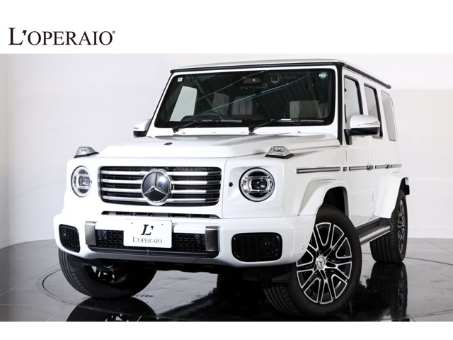 Mercedes-Benz G Class G450d Launch Edition (ISG) Pearl White 2024′ DFK5E