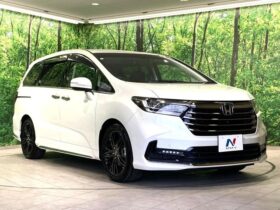 
									Honda Odyssey Absolute EX Pearl White 2020′ DLZH3 full								