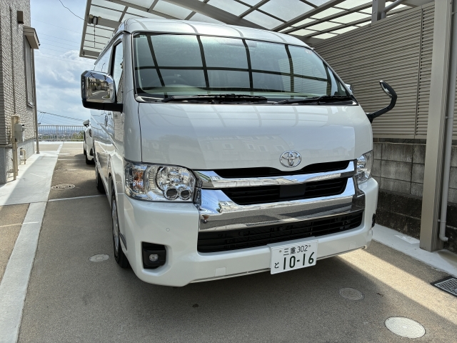 TOYOTA Hiace Wagon Wide GL Long Middle Roof Pearl White 2025′ DX44X