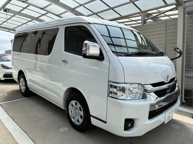 TOYOTA Hiace Wagon Wide GL Long Middle Roof Pearl White 2025′ DX44X