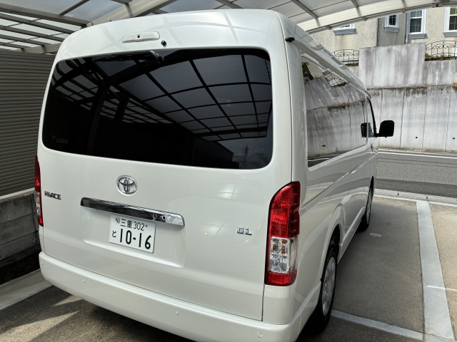 TOYOTA Hiace Wagon Wide GL Long Middle Roof Pearl White 2025′ DX44X