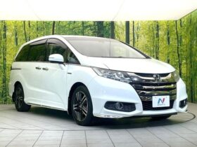 
									Honda Odyssey Absolute EX Honda Sensing Pearl White 2016′ E59VH full								