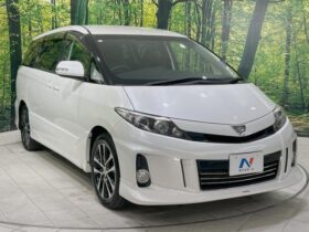 
									TOYOTA Estima Aeras Pearl White 2012′ E7EQH full								
