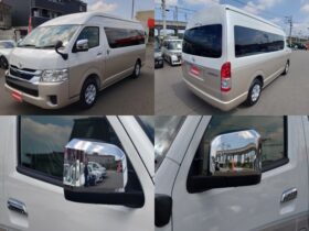 
									TOYOTA Hiace Wagon Grand Cabin Super Long Wide HR Pearl White 2025′ EK1YJ full								