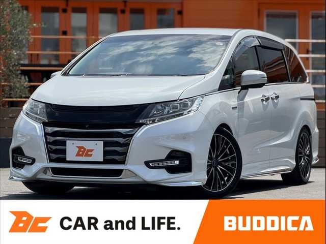Honda Odyssey Hybrid Absolute EX Honda Sen Pearl White 2019′ EQUO6