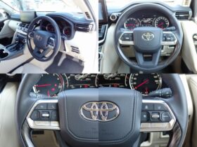 
									TOYOTA Land Cruiser Wagon ZX Pearl White 2022′ ESMFO full								