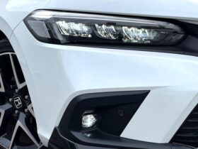 
									HONDA Civic LX Pearl White 2023′ ESUAV full								