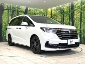 
									Honda Odyssey e:HEV Absolute EX Pearl White 2021′ EUZNW full								