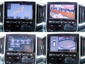 
									TOYOTA Land Cruiser Wagon ZX Pearl White 2021′ F5HDT full								