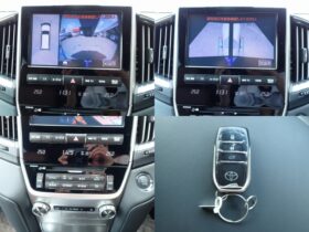 
									TOYOTA Land Cruiser Wagon ZX Pearl White 2021′ F5HDT full								
