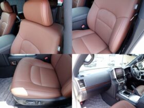 
									TOYOTA Land Cruiser Wagon ZX Pearl White 2021′ F5HDT full								