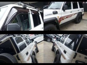 
									TOYOTA Land Cruiser Wagon AX White 2024′ FA19Y full								