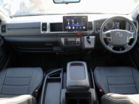 
									TOYOTA Hiace Wagon Grand Cabin Super Long Wide HR Pearl White 2024′ FEDXD full								