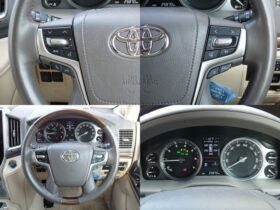
									TOYOTA Land Cruiser Wagon ZX Pearl White 2020′ FKHLP full								