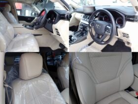 
									TOYOTA Land Cruiser Wagon ZX Pearl White 2021′ FMMRU full								
