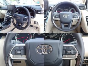 
									TOYOTA Land Cruiser Wagon ZX Pearl White 2022′ FORVW full								