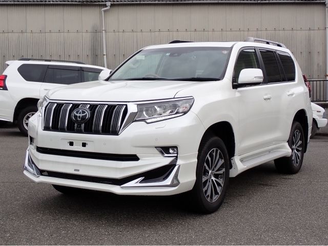 TOYOTA Land Cruiser Prado TX L Package Sunroof 7 Seater Pearl White 2021′ HAN8K