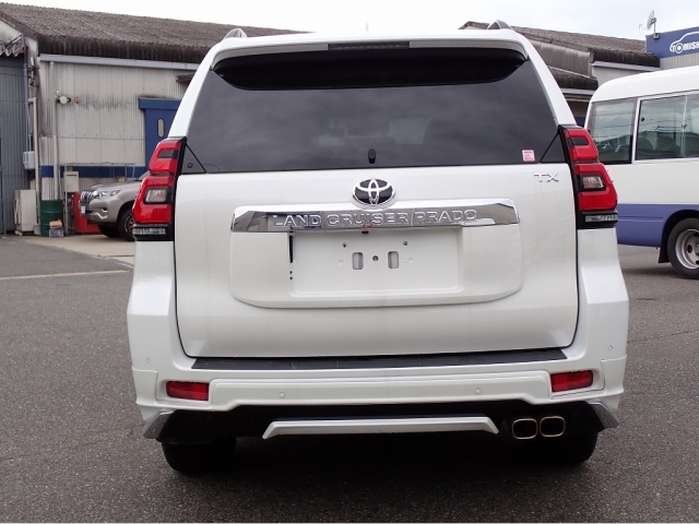 TOYOTA Land Cruiser Prado TX L Package Sunroof 7 Seater Pearl White 2021′ HAN8K