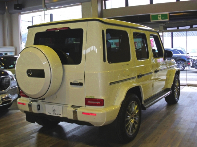 Mercedes-Benz G Class G400d AMG Line Pearl White 2021′ JWY9Y